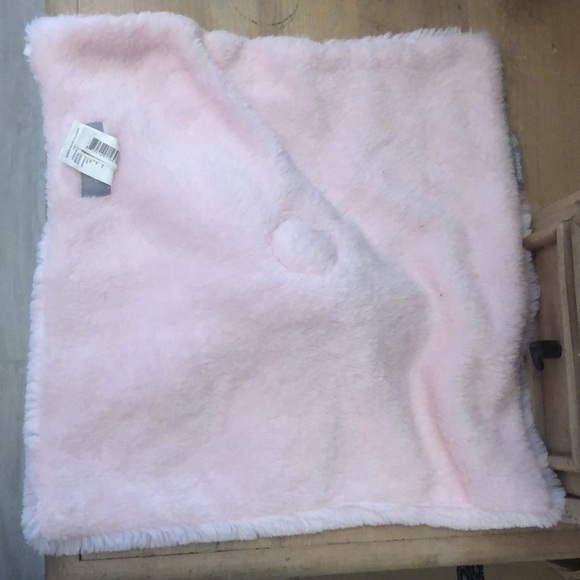 Blankets & Beyond Rabbit Lovey Plush Bunny Pink Security Blanket Fluffy Soft - Picture 6 of 11